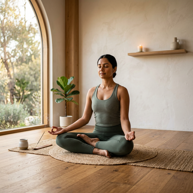 Yoga session